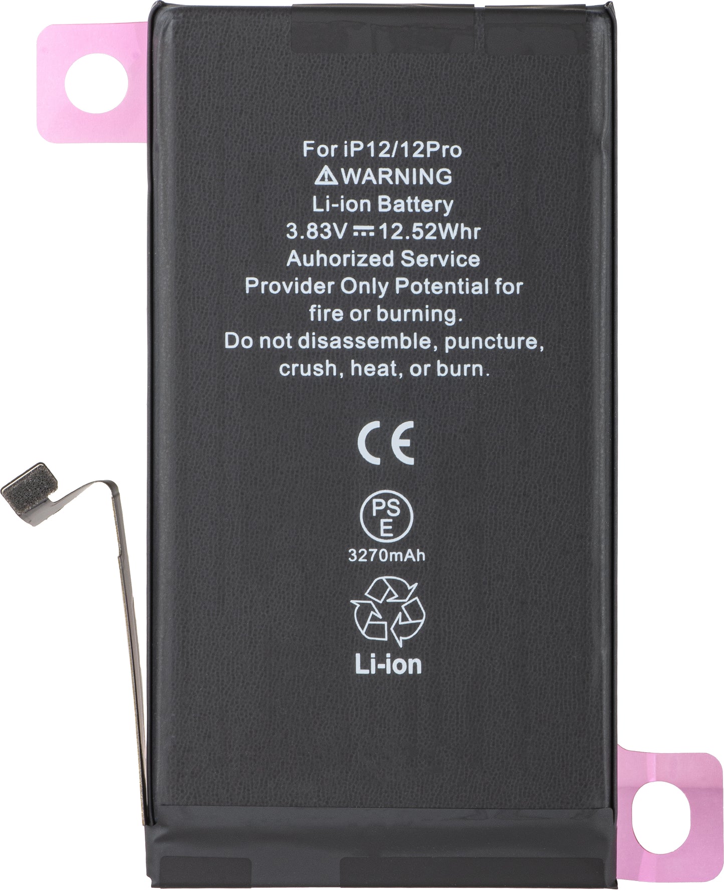 Batteri Apple iPhone 12 / 12 Pro, Diagnostic High Capacity