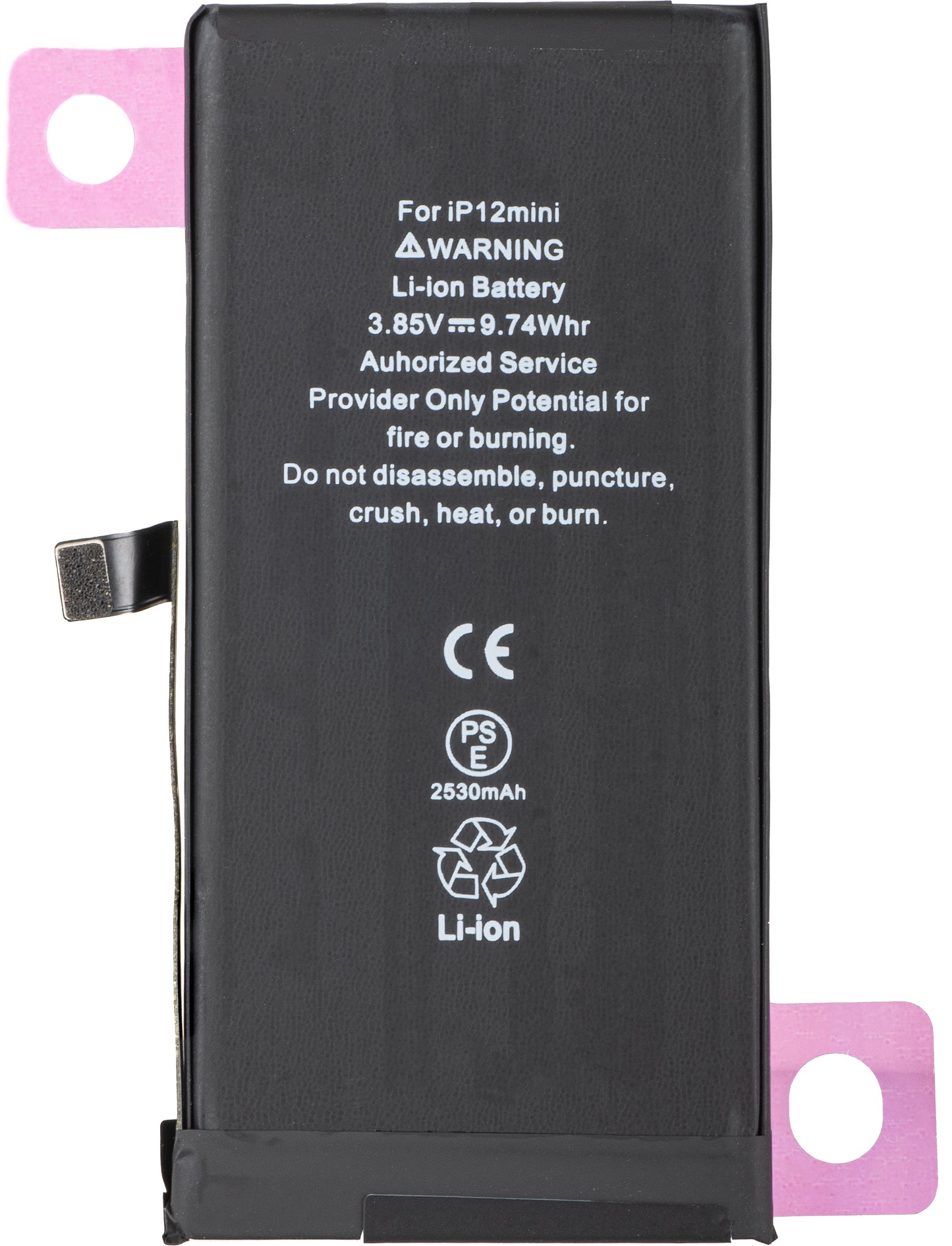 Apple iPhone 12 mini-batteri, Diagnostic High Capacity