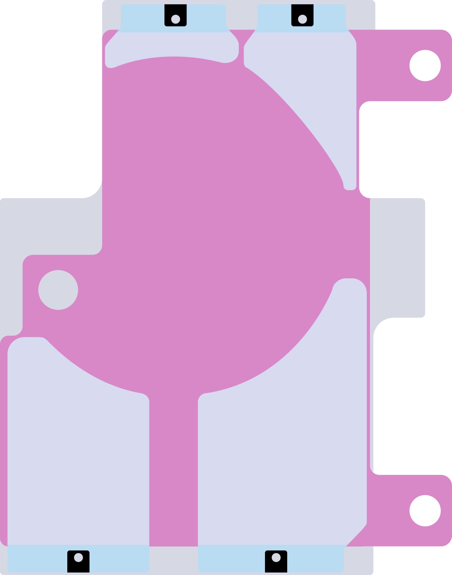 Batteri Apple iPhone 12 Pro Max, høy kapasitet