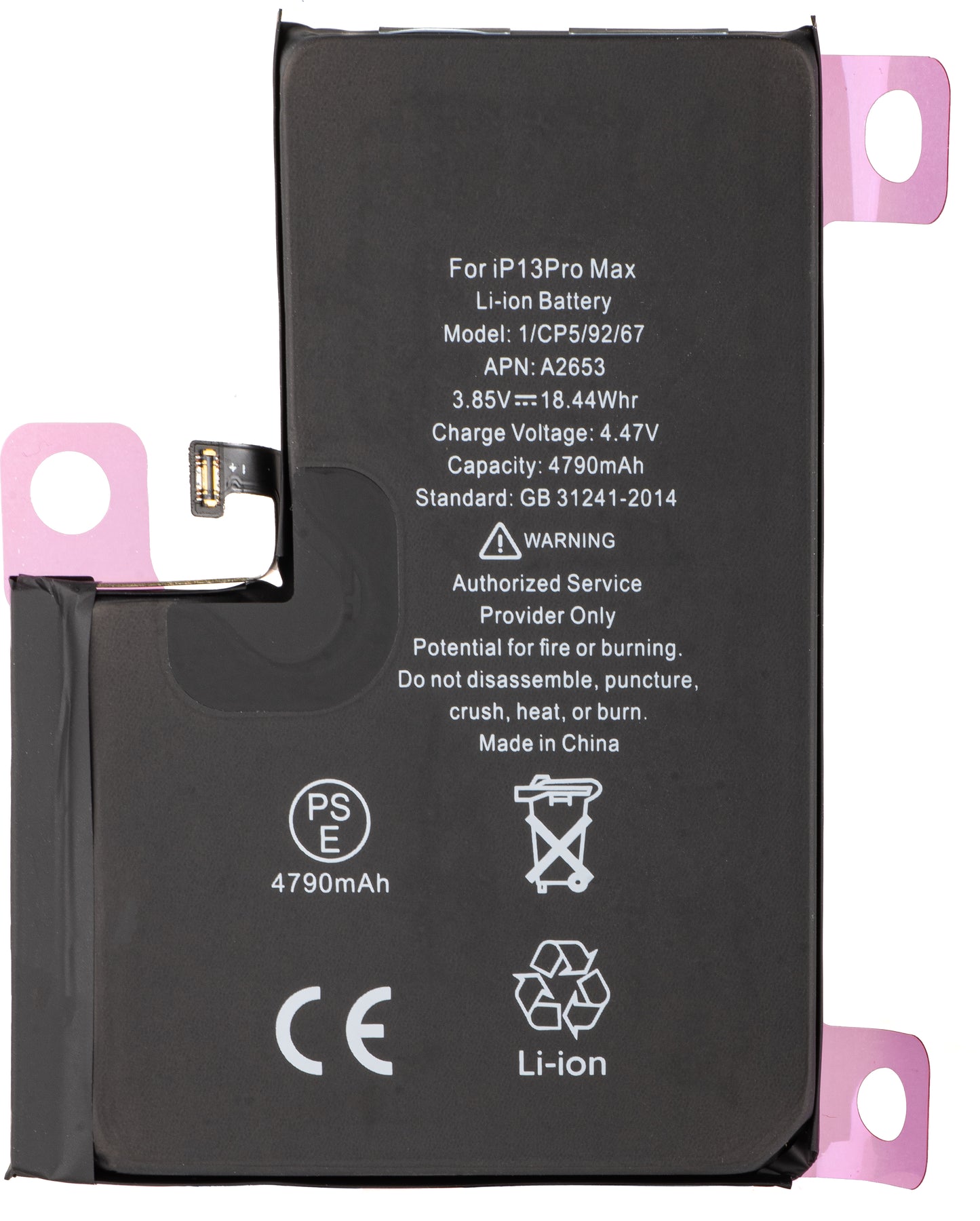 Batteri Apple iPhone 13 Pro Max, Diagnostic High Capacity