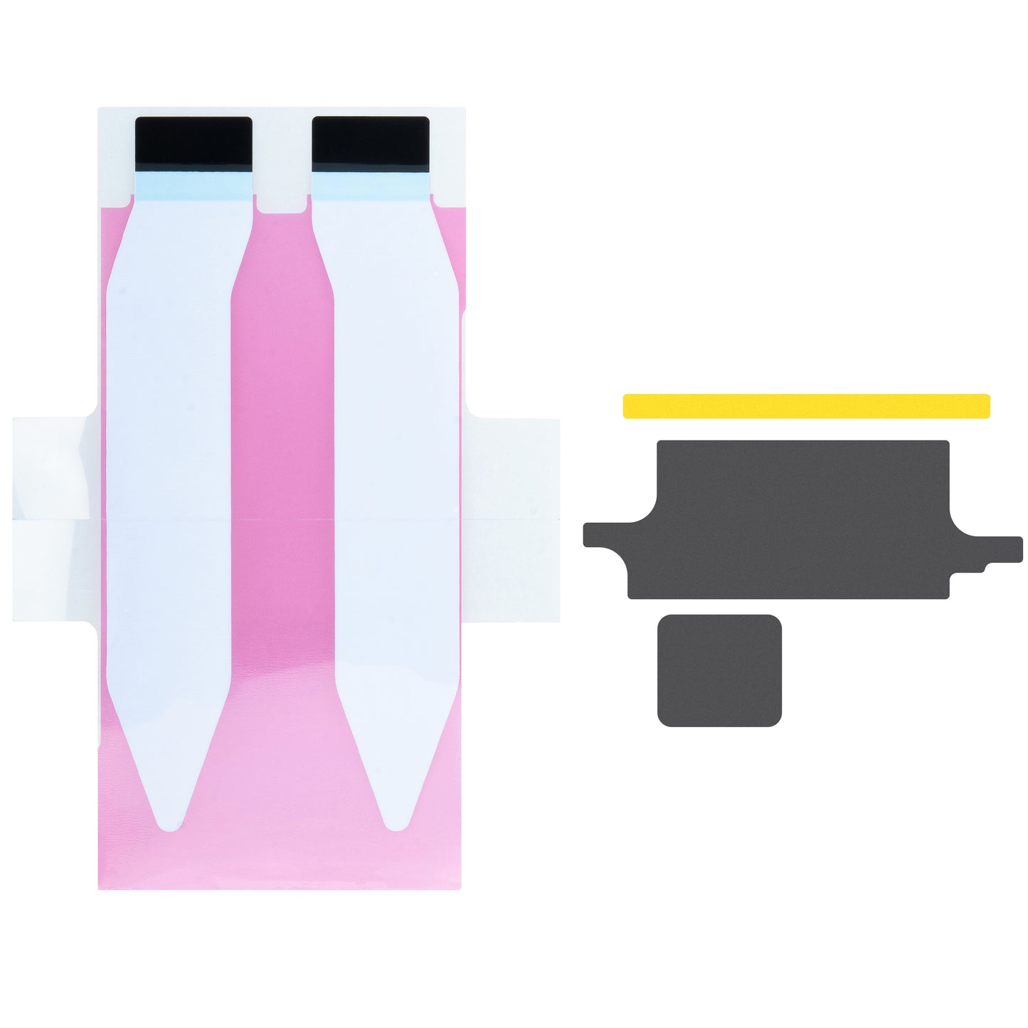 Apple iPhone 15-batteri, med integrert Flex BMS-bånd (krever ikke lodding av kontakter)