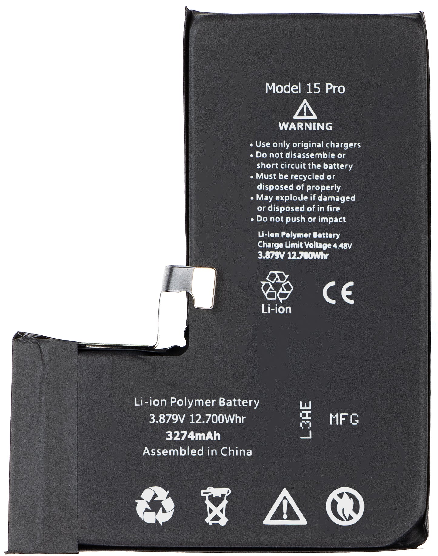 Apple iPhone 15 Pro-batteri