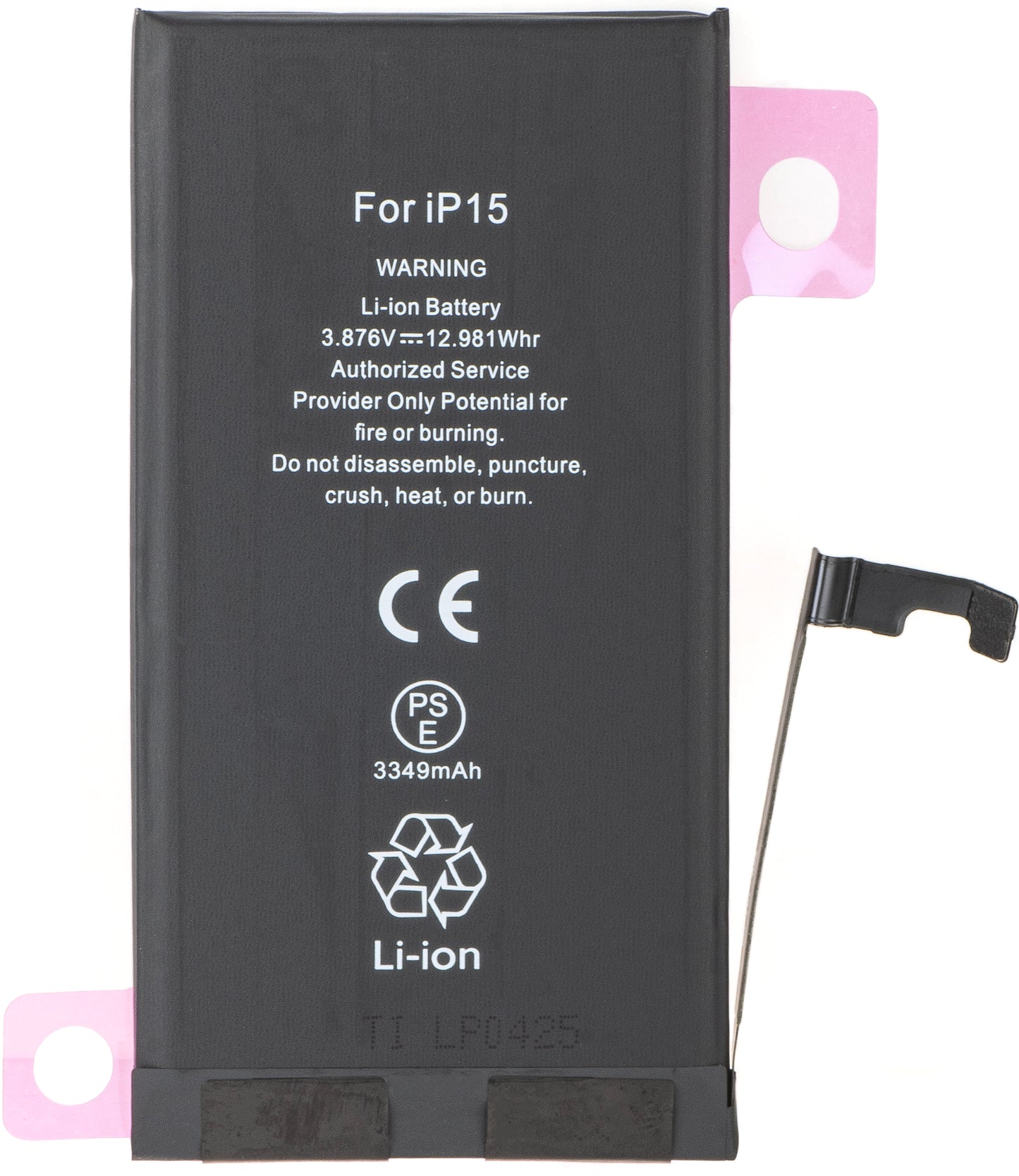Batteri for Apple iPhone 15, Diagnostikk