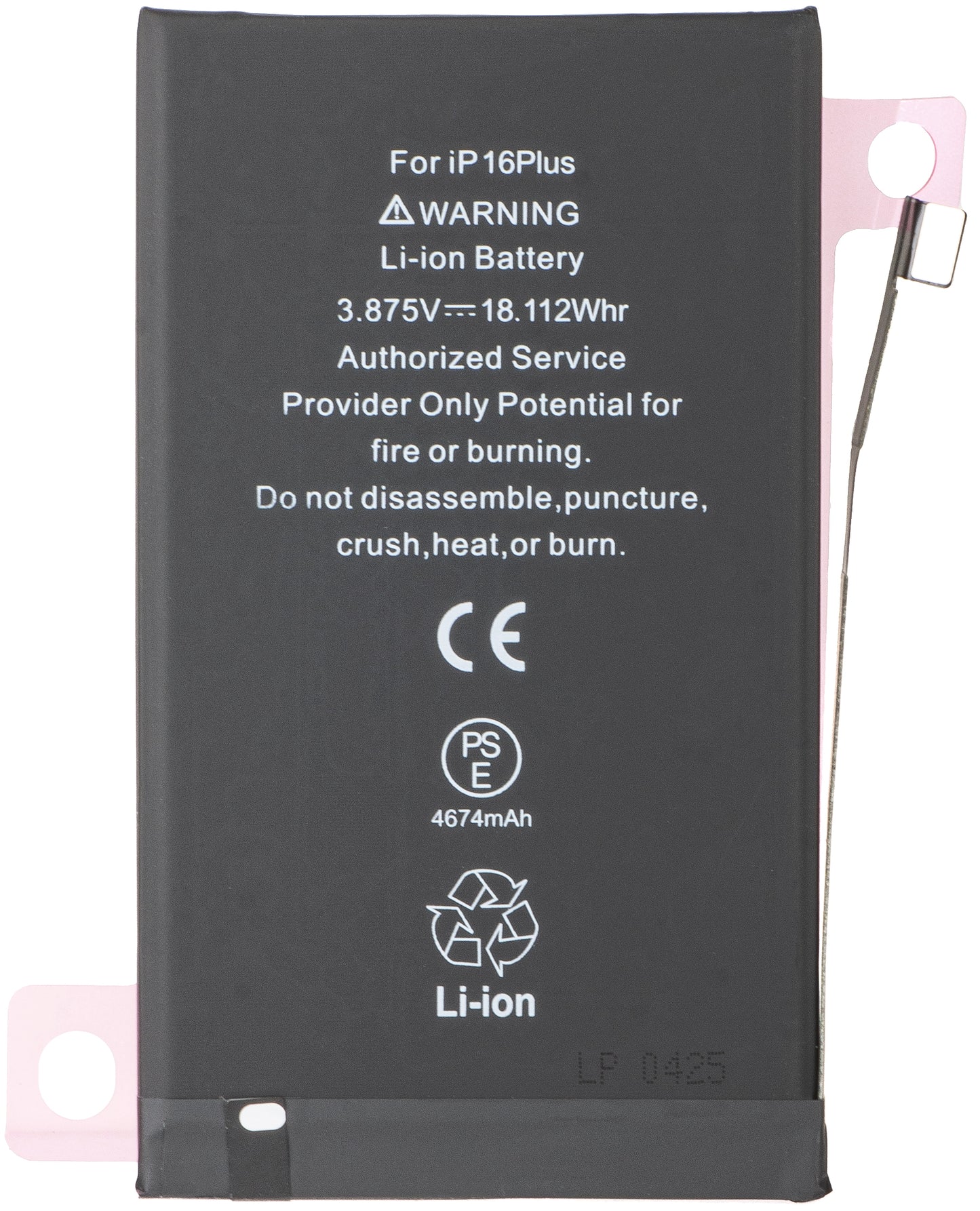 Batteri for Apple iPhone 16 Plus