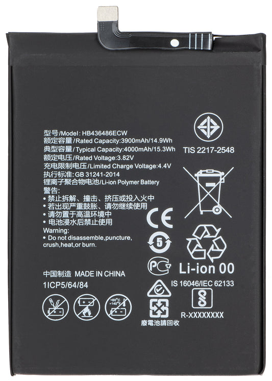 Batteri for Honor 20 Pro / View 20 / Mate 20 / P20 Pro / Mate 10, HB436486ECW