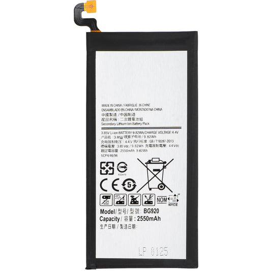 Batteri for Samsung Galaxy S6 G920, EB-BG920AB