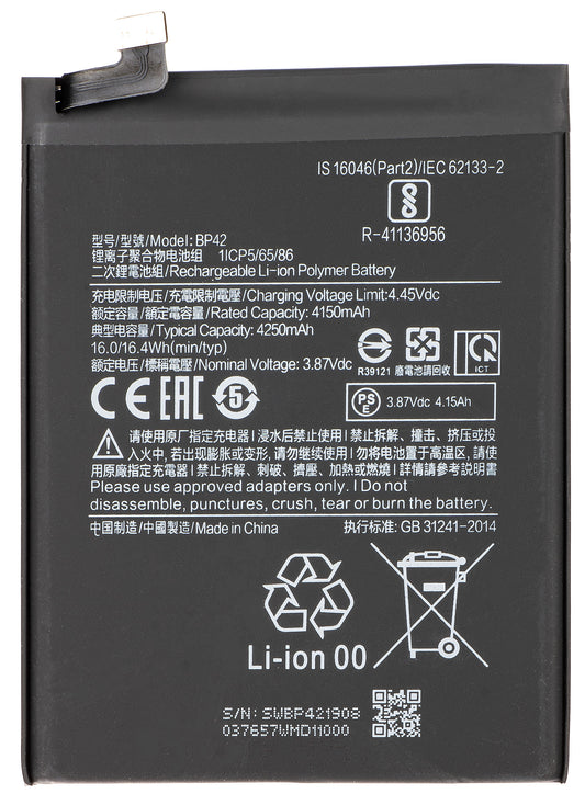 Batteri for Xiaomi Mi 11 Lite 5G / 11 Lite, BP42