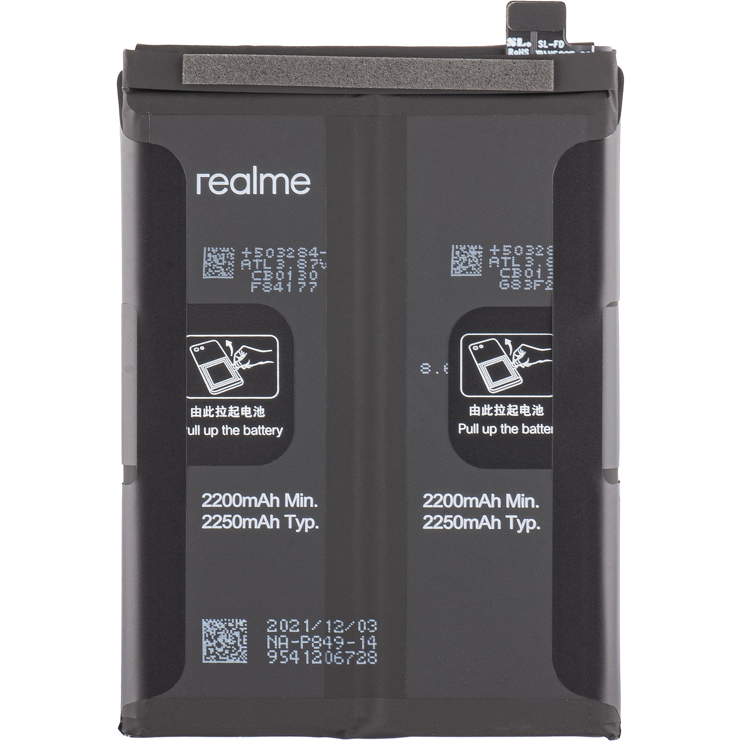 Batteri Realme GT 5G, BLP849, Servicepakke 4906739