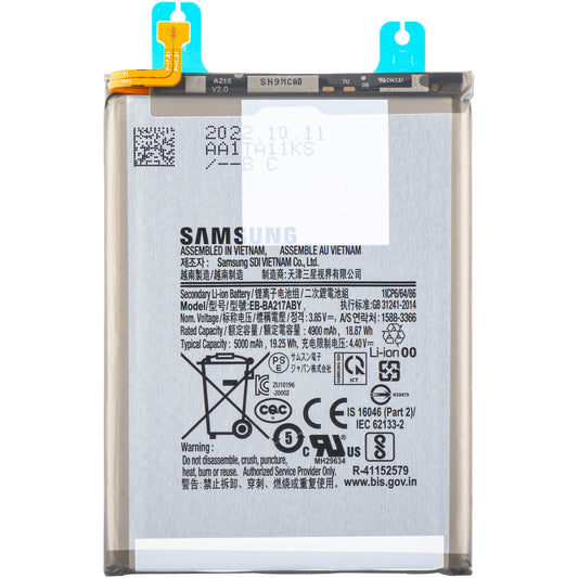 Batteri Samsung Galaxy A13 A137 / A04s A047 / A13 A13 A135 / A13 A13 5G A136 / A12 Nacho A127, EB-BA217ABY, Service Pack GH82-22989A