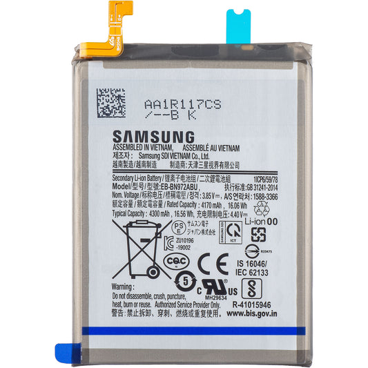 Batteri Samsung Galaxy Galaxy Note 10+ 5G N976 / Note 10+ N975, EB-BN972ABU, Servicepakke GH82-20814A