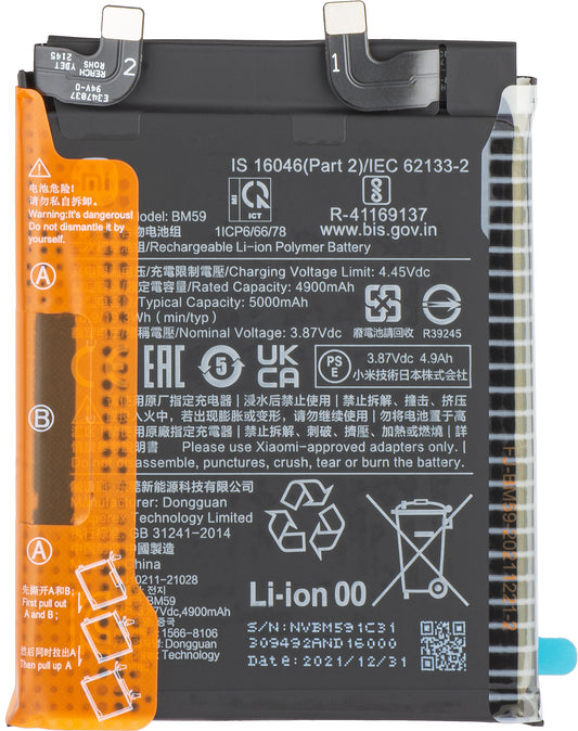 Batteri Xiaomi 11T, BM59, Servicepakke 460200008P1G