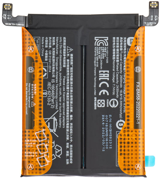 Batteri Xiaomi 11T Pro, BM58, Servicepakke 460200008M1G