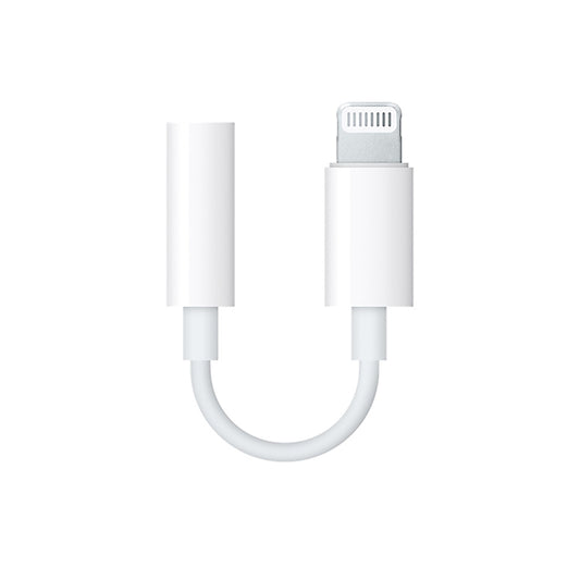 Lydadapter Lightning - 3,5 mm OEM, hvit