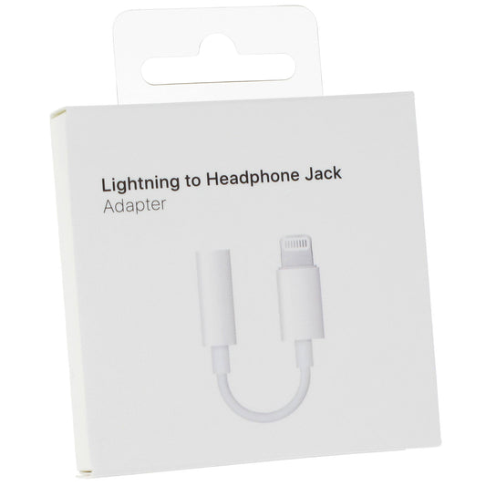 Lydadapter Lightning - 3,5 mm OEM, hvit