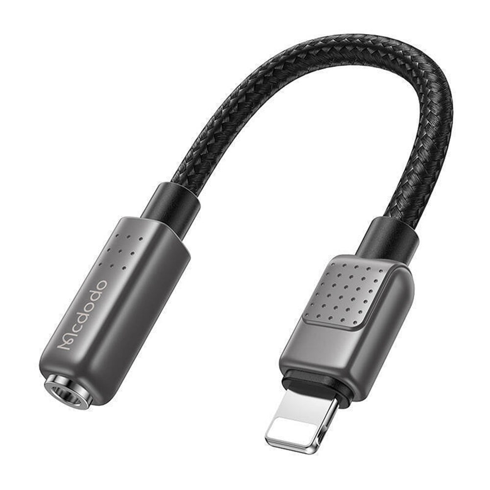 Lightning-lydadapter - 3.5mm McDodo CA-5010, Svart