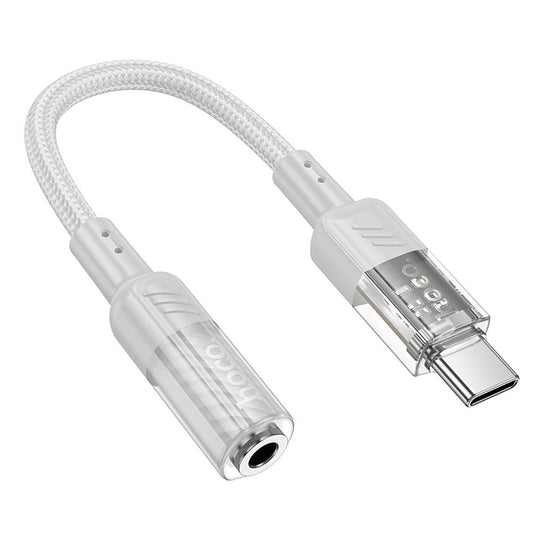 USB-C - 3,5 mm lydadapter HOCO LS37, grå