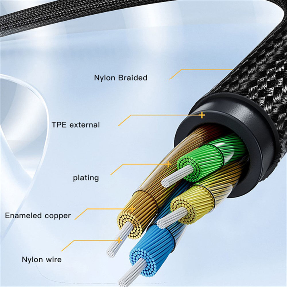 Audioadapter USB-C - 3.5mm Yesido YAU38, Svart