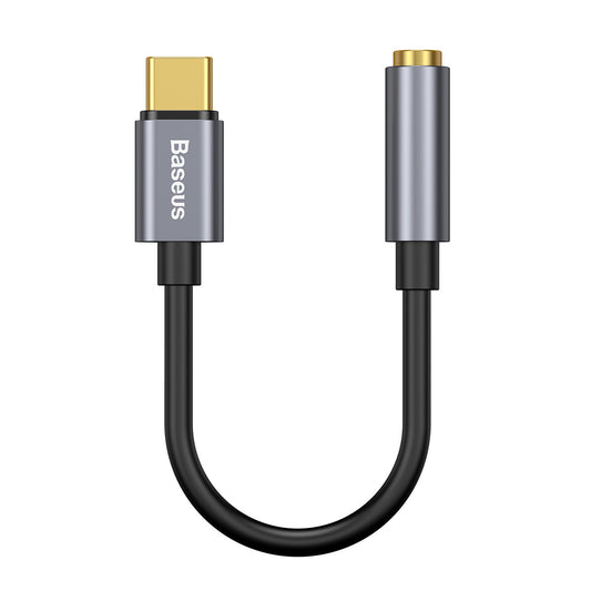 Lydadapter 3,5 mm - USB-C Baseus L54, grå CATL54-0G