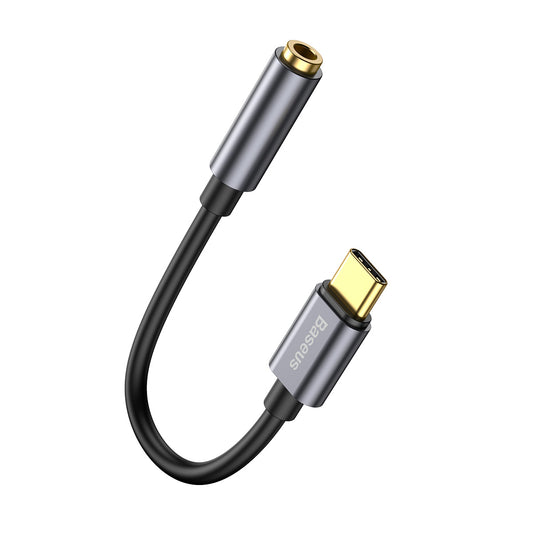 Lydadapter 3,5 mm - USB-C Baseus L54, grå CATL54-0G