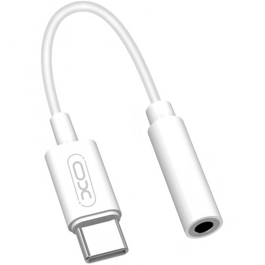 Audioadapter USB-C - 3.5mm XO Design NB-R161, Hvit