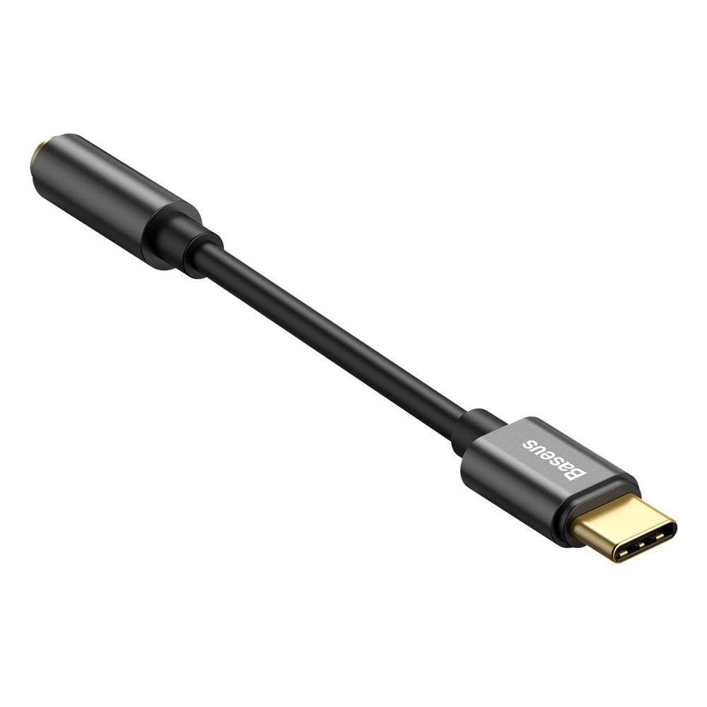 Audioadapter USB-C - 3.5mm Baseus L54, Svart CATL54-01