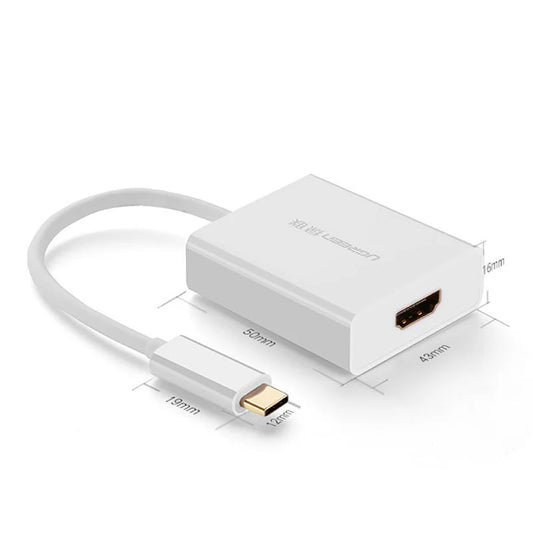 Audio- og videoadapter USB-C - HDMI UGREEN, Hvit