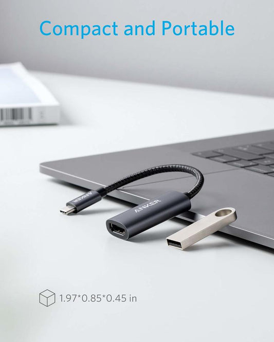 Audio- og videoadapter USB-C - HDMI Anker 310, Grå A83120A2