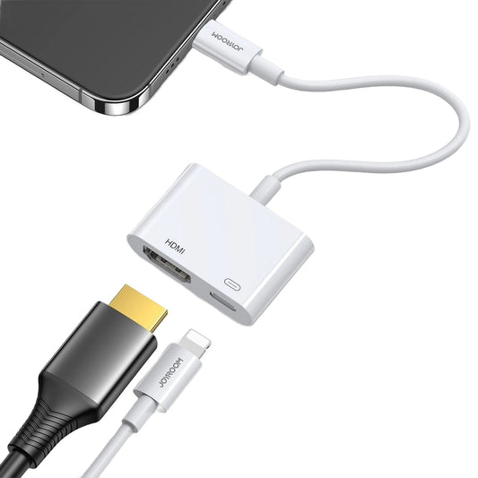 Audio- og videoadapter Lightning - HDMI / Lightning Joyroom S-H141, Hvit
