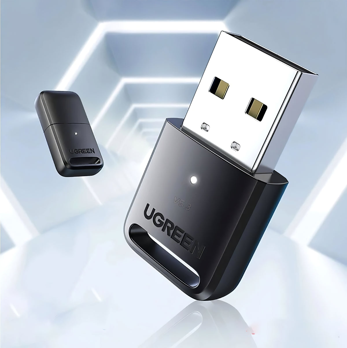 UGREEN CM591 USB Bluetooth-adapter (90225), Svart