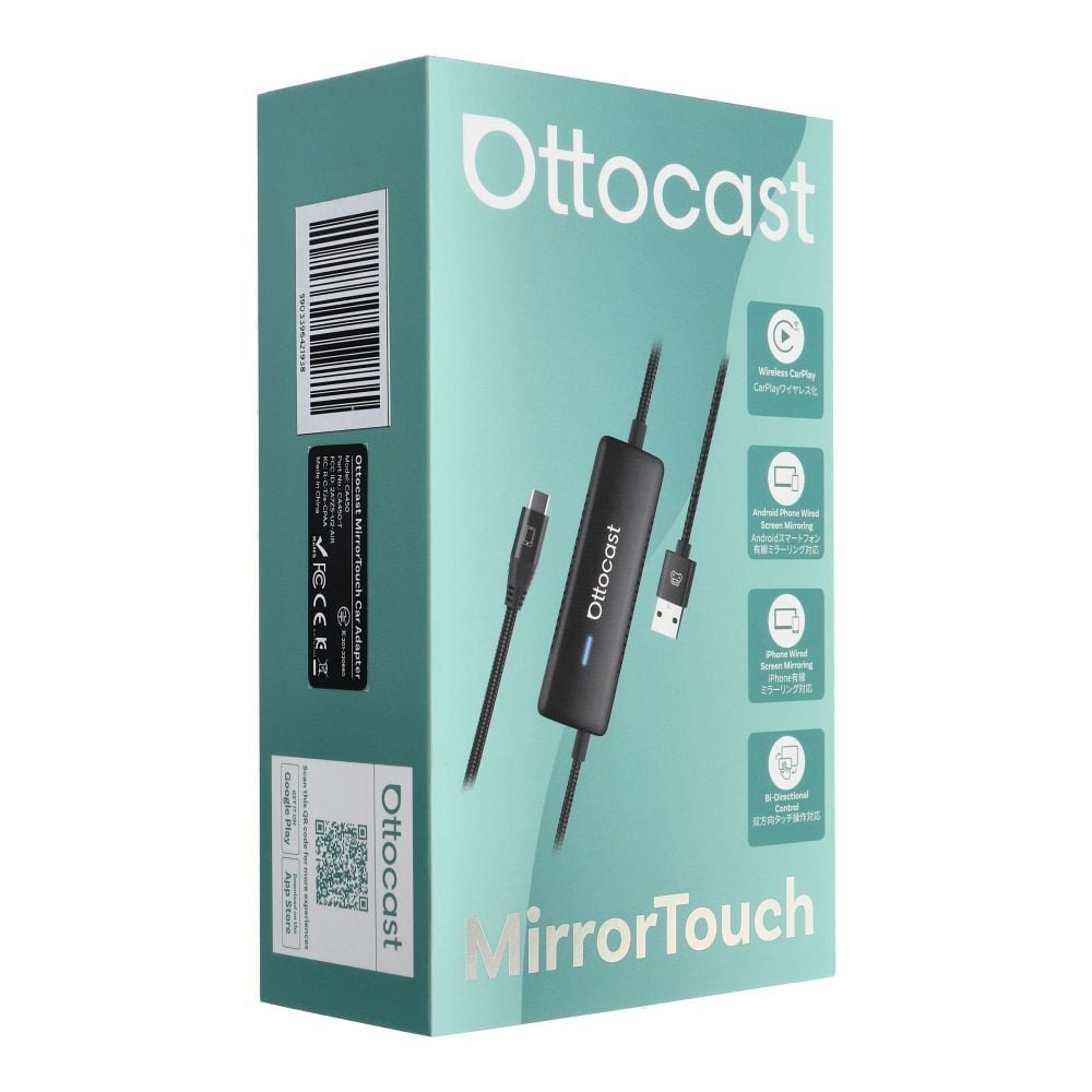 Carplay / Android Auto Ottocast Mirror Touch-adapter for Apple iPhone / Android Series CA450-T