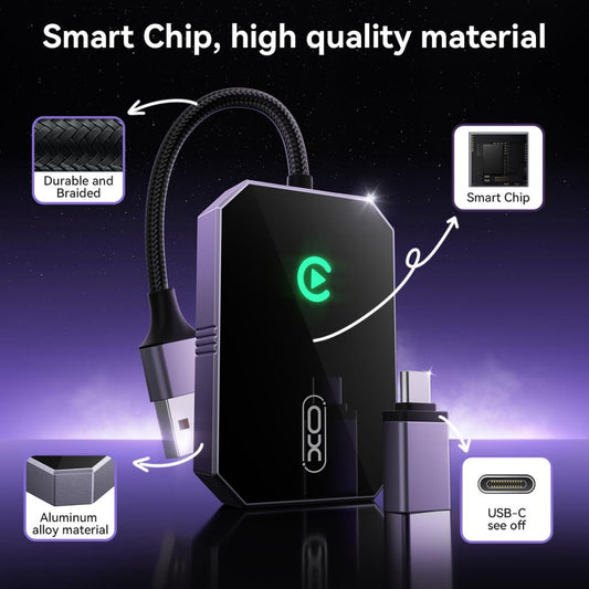 Trådløs Carplay-adapter XO Design CZ016 for Apple iPhone-serien