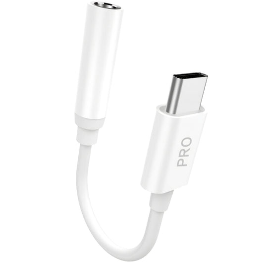 USB-C - 3,5 mm lydadapter Dudao L16CPro, hvit