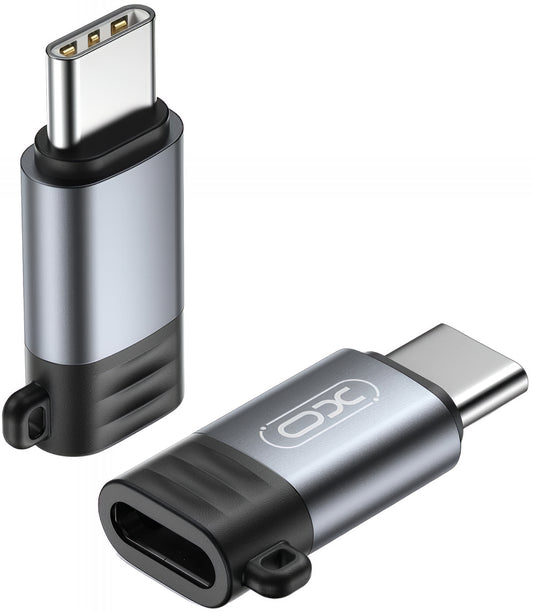 Lightning - USB-C Data og Ladeadapter XO Design NB263A, Svart