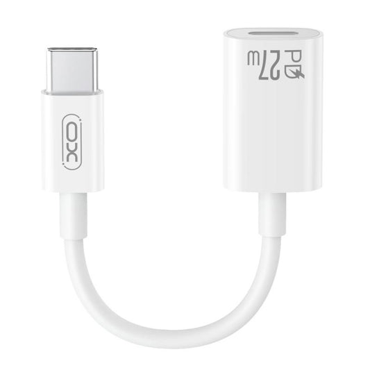 Adapter for Data og Lading USB-C - Lightning XO Design NB-R268A, Hvit
