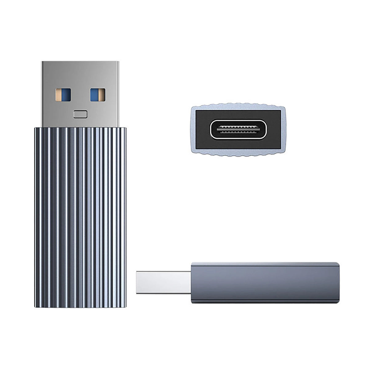 USB-C - USB-A Data og Ladeadapter Orico AH-AC10, Grå