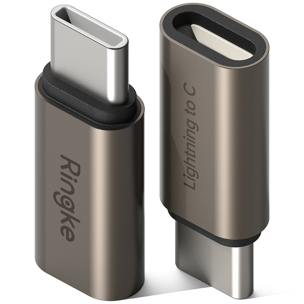 Adapter for Data og Lading Lightning - USB-C Ringke, Brun, Sett med 2 stykker