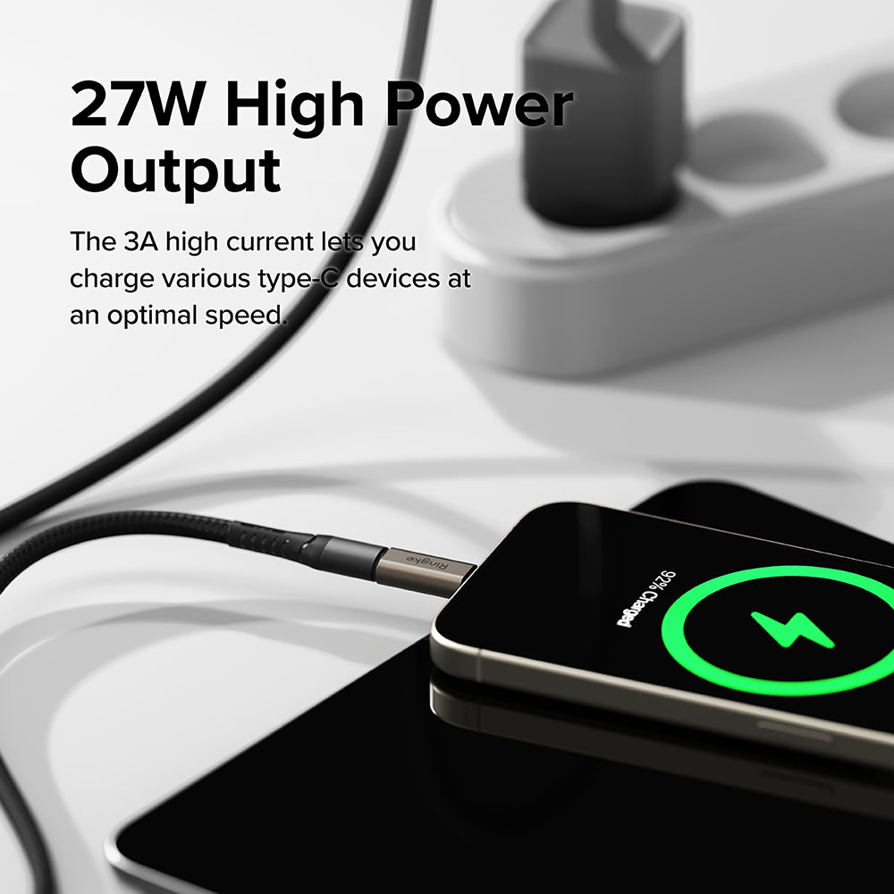 Adapter for Data og Lading Lightning - USB-C Ringke, Brun, Sett med 2 stykker