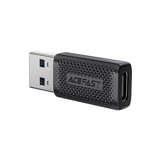 Adapter for Data og Lading USB-C - USB-A Acefast J2, Svart