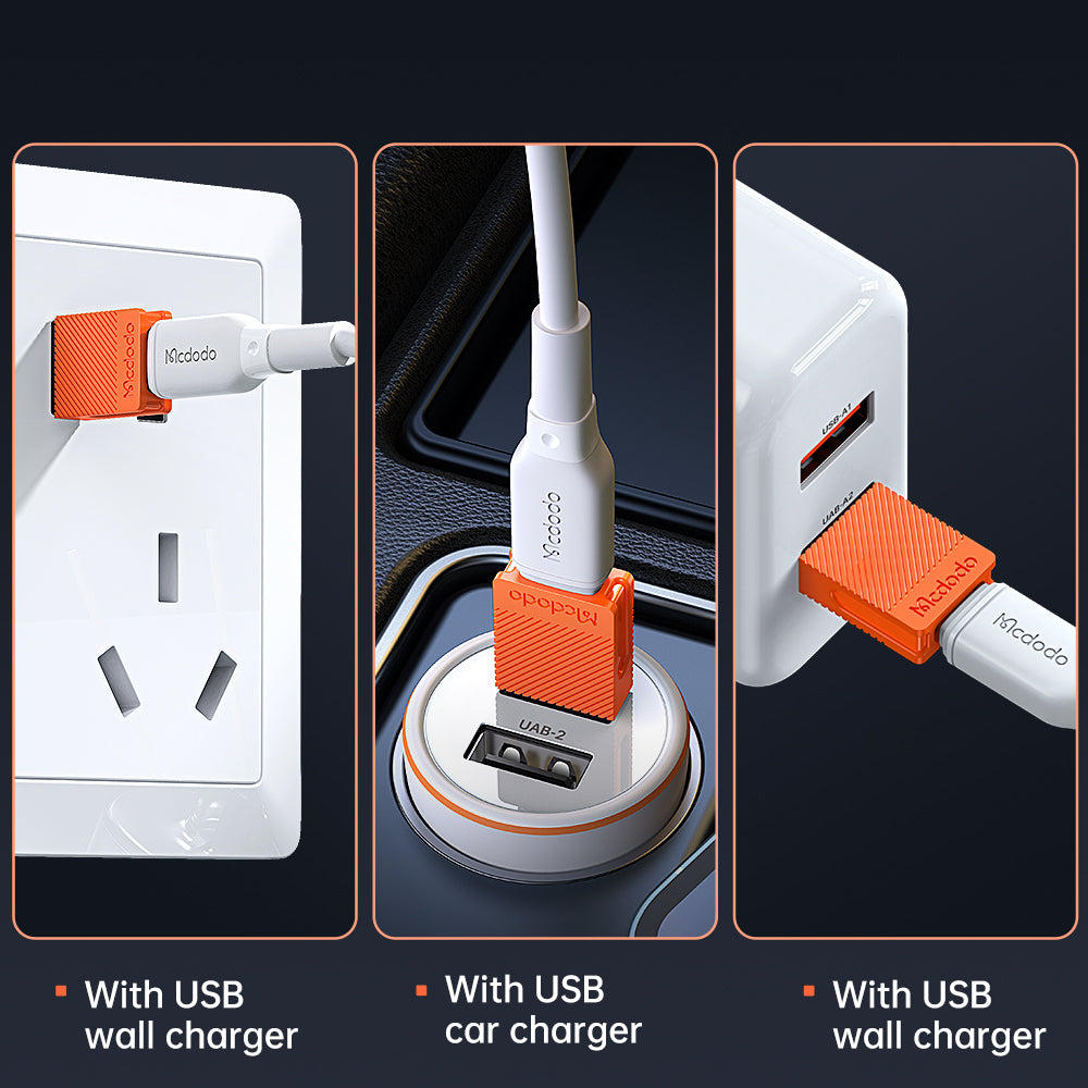 USB-C - USB-A Data og Ladeadapter McDodo OT-6550, Oransje
