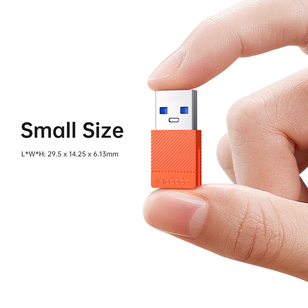 USB-C - USB-A Data og Ladeadapter McDodo OT-6550, Oransje