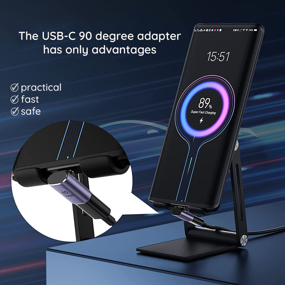 USB-C Data og Ladeadapter - USB-C Techsuit A12 TitanCoreX, Grå