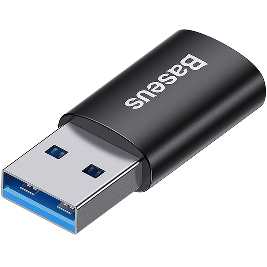 Baseus Ingenuity USB-C til USB-A USB-C data- og ladeadapter, svart ZJJJQ000101