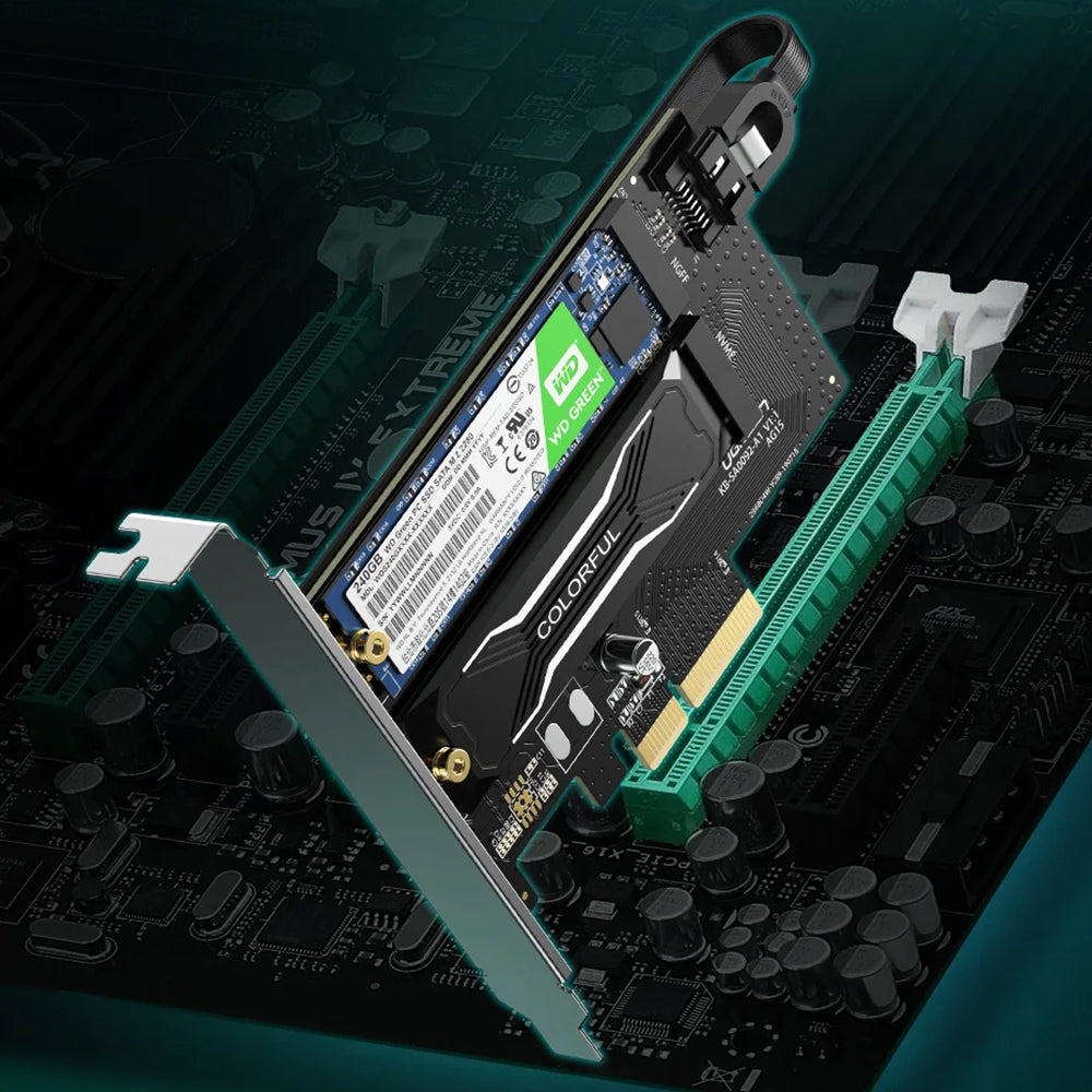 SSD-grensesnittadapter UGREEN CM302 (70504), NVMe M.2 / SATA - PCIe 3.0 X4