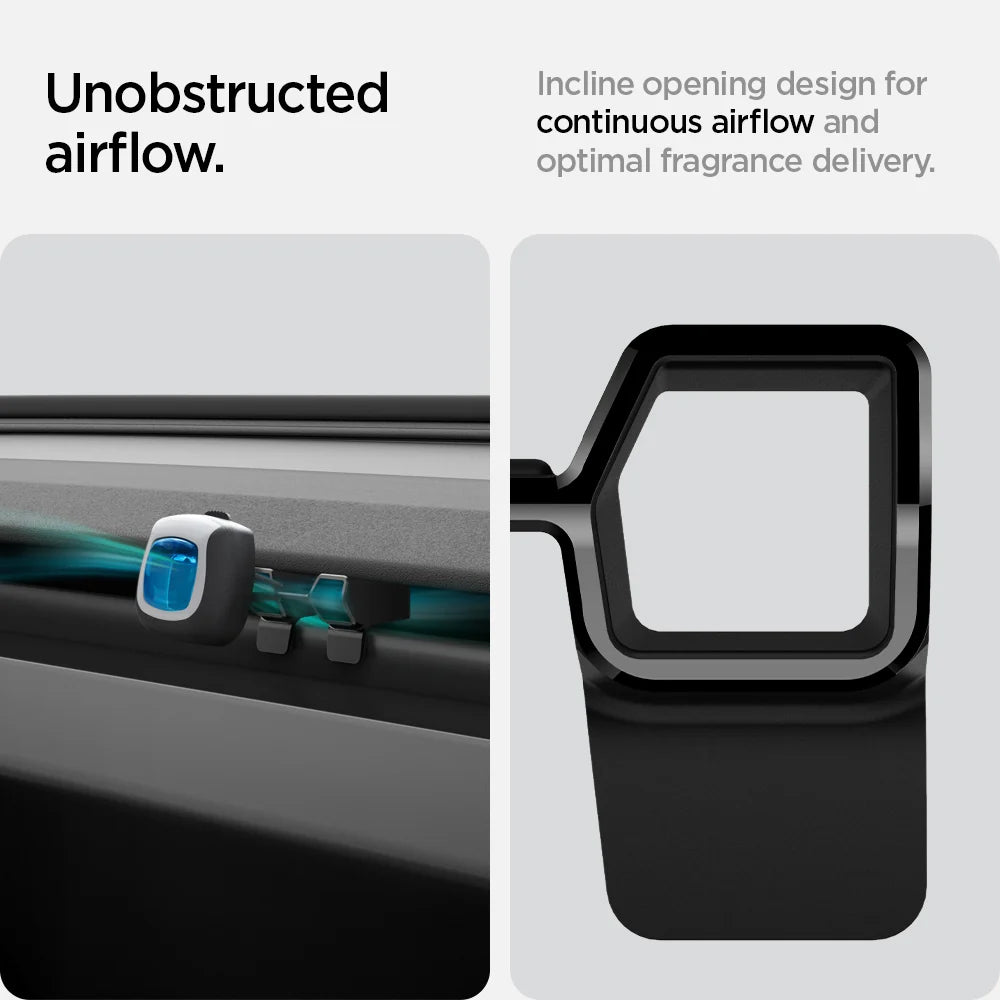 Spigen bilparfymadapter for Tesla Y Juniper / 3 Highland, sett med 2 stk ACP10164