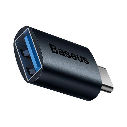 Baseus Ingenuity USB-C til USB-A OTG-adapter, blå ZJJQ000003