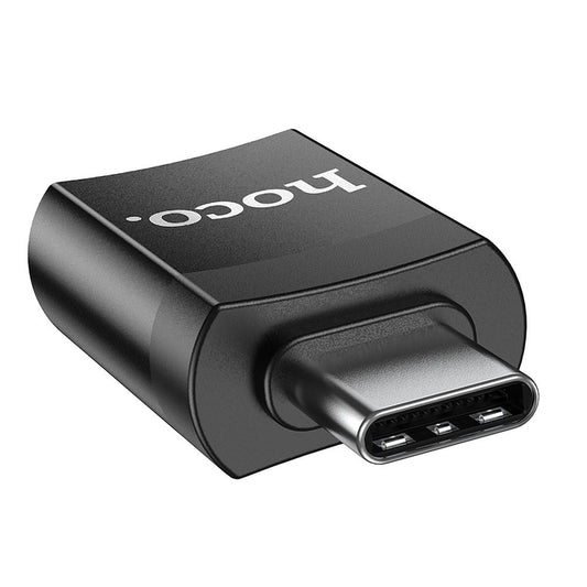 USB-C til USB-A OTG-adapter HOCO UA17, svart