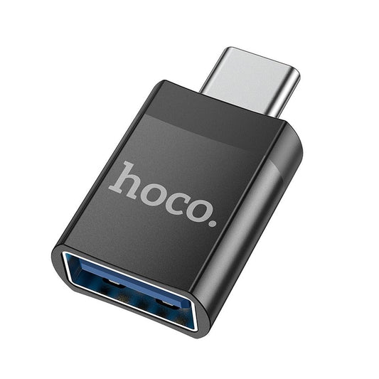 USB-C til USB-A OTG-adapter HOCO UA17, svart