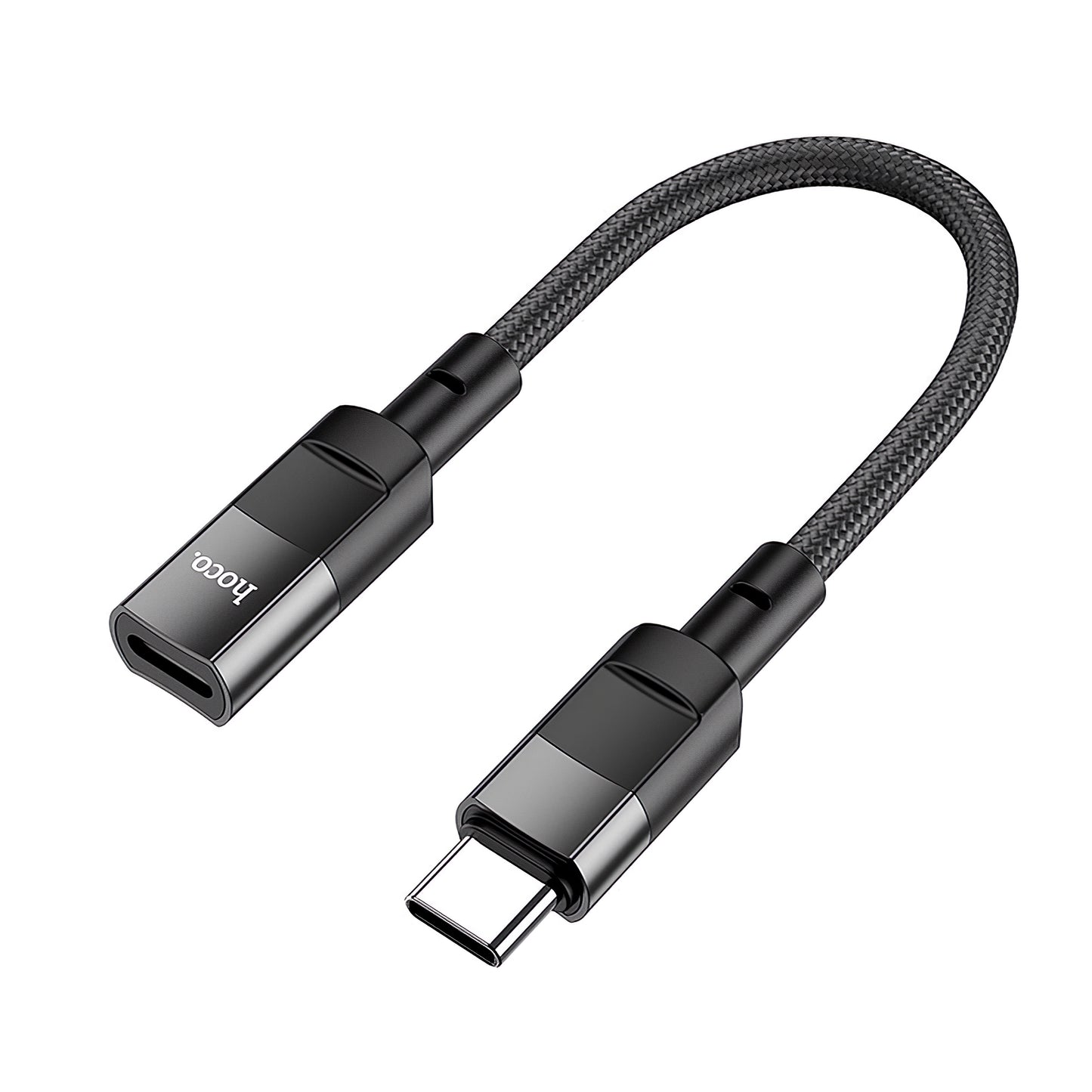Lightning data- og ladeadapter - USB-C HOCO U107 USB-C, 0,1 m, svart