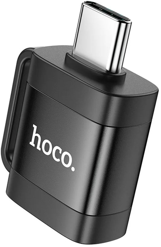 OTG-adapter USB-C - USB-A HOCO UA31C, Svart