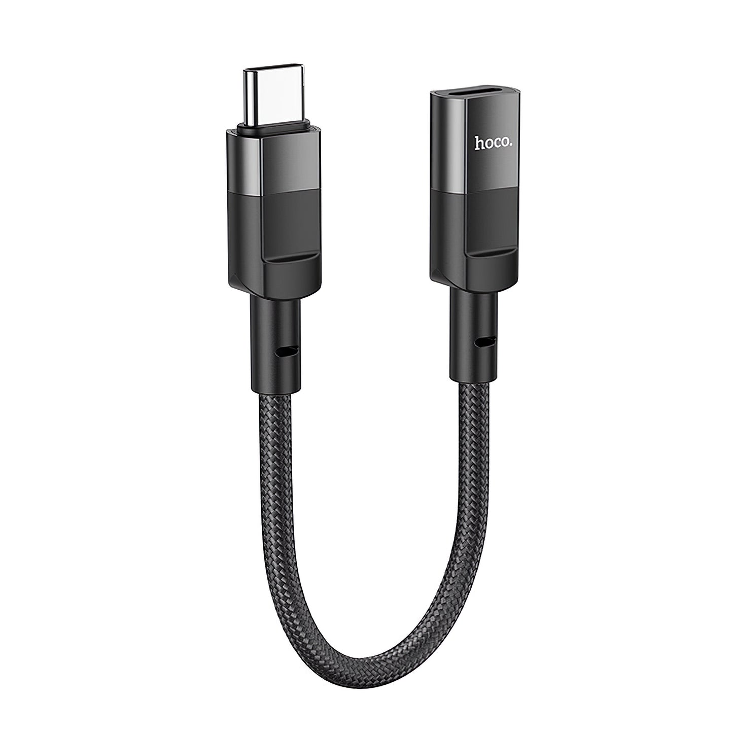 Lightning data- og ladeadapter - USB-C HOCO U107 USB-C, 0,1 m, svart